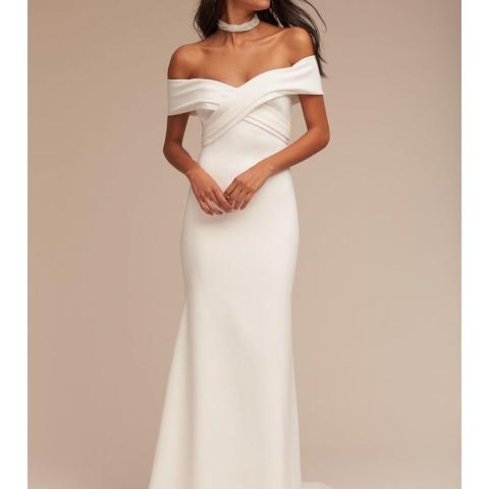 Theia Blake Wedding Gown size 12 - Never worn